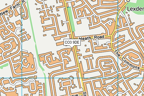 CO3 9DE map - OS VectorMap District (Ordnance Survey) CO3 9DE map - OS VectorMap District (Ordnance Survey)