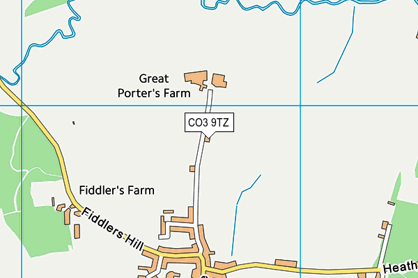 CO3 9TZ map - OS VectorMap District (Ordnance Survey) CO3 9TZ map - OS VectorMap District (Ordnance Survey)