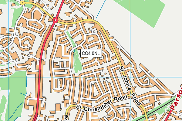 CO4 0NL map - OS VectorMap District (Ordnance Survey) CO4 0NL map - OS VectorMap District (Ordnance Survey)