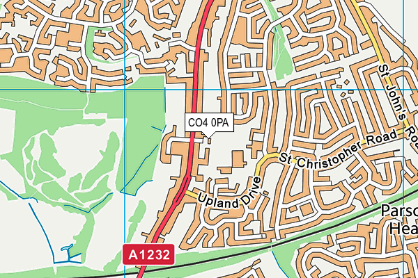CO4 0PA map - OS VectorMap District (Ordnance Survey) CO4 0PA map - OS VectorMap District (Ordnance Survey)