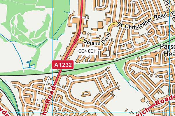 CO4 0QH map - OS VectorMap District (Ordnance Survey) CO4 0QH map - OS VectorMap District (Ordnance Survey)