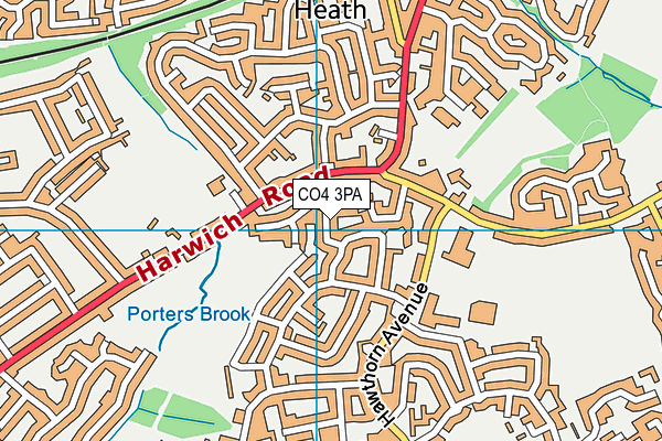 CO4 3PA map - OS VectorMap District (Ordnance Survey) CO4 3PA map - OS VectorMap District (Ordnance Survey)