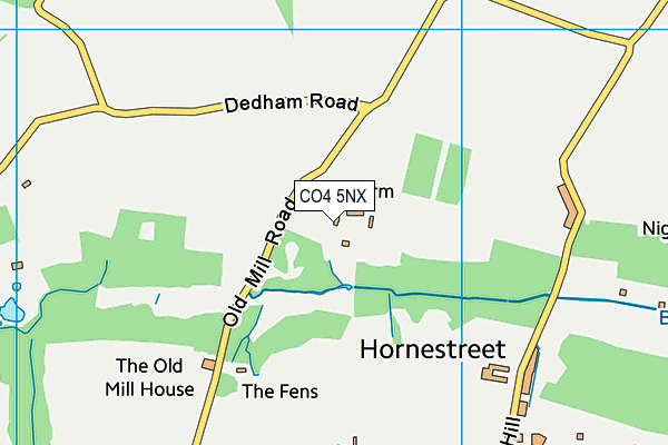 CO4 5NX map - OS VectorMap District (Ordnance Survey) CO4 5NX map - OS VectorMap District (Ordnance Survey)