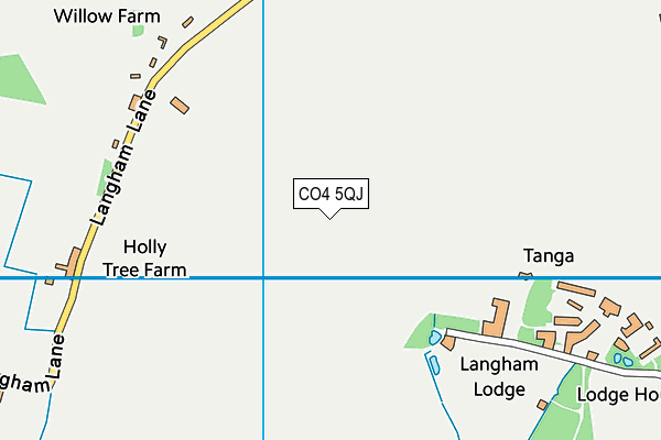 CO4 5QJ map - OS VectorMap District (Ordnance Survey) CO4 5QJ map - OS VectorMap District (Ordnance Survey)