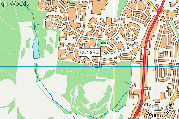 CO4 9RQ map - OS VectorMap District (Ordnance Survey) CO4 9RQ map - OS VectorMap District (Ordnance Survey)