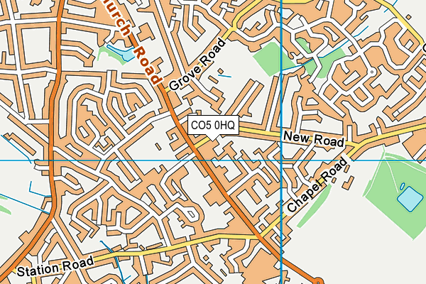 CO5 0HQ map - OS VectorMap District (Ordnance Survey) CO5 0HQ map - OS VectorMap District (Ordnance Survey)