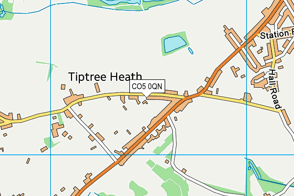 CO5 0QN map - OS VectorMap District (Ordnance Survey)