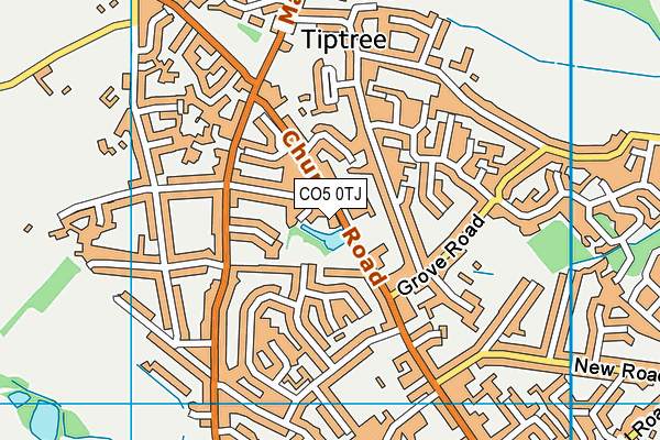 CO5 0TJ map - OS VectorMap District (Ordnance Survey) CO5 0TJ map - OS VectorMap District (Ordnance Survey)