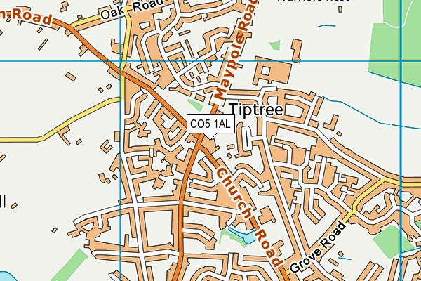CO5 1AL map - OS VectorMap District (Ordnance Survey) CO5 1AL map - OS VectorMap District (Ordnance Survey)