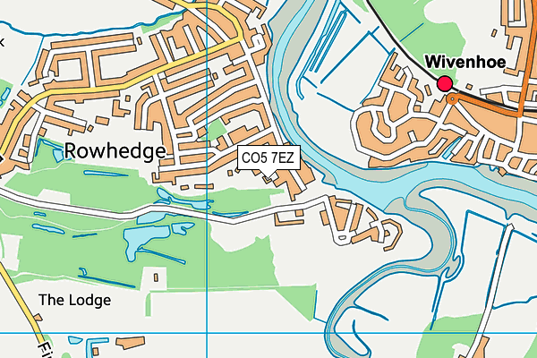CO5 7EZ map - OS VectorMap District (Ordnance Survey) CO5 7EZ map - OS VectorMap District (Ordnance Survey)