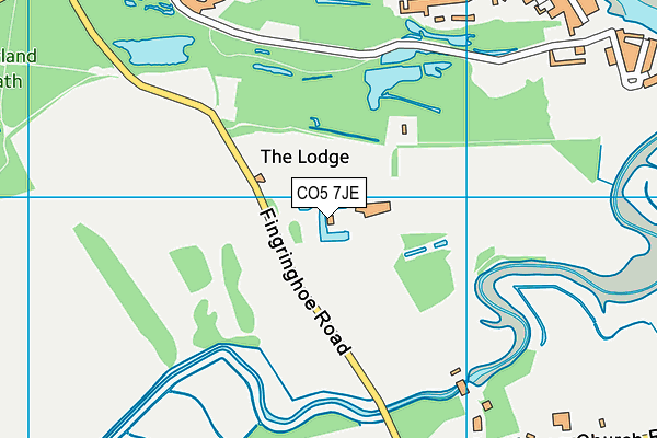 CO5 7JE map - OS VectorMap District (Ordnance Survey) CO5 7JE map - OS VectorMap District (Ordnance Survey)