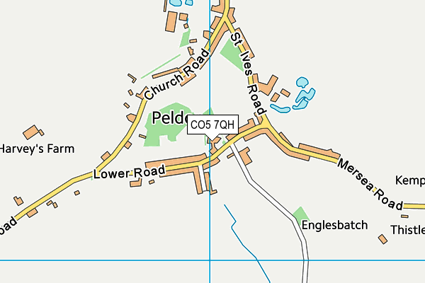 CO5 7QH map - OS VectorMap District (Ordnance Survey) CO5 7QH map - OS VectorMap District (Ordnance Survey)
