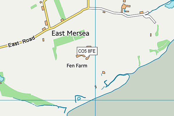 CO5 8FE map - OS VectorMap District (Ordnance Survey) CO5 8FE map - OS VectorMap District (Ordnance Survey)