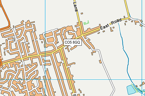 CO5 8GQ map - OS VectorMap District (Ordnance Survey) CO5 8GQ map - OS VectorMap District (Ordnance Survey)