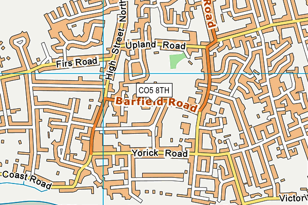 CO5 8TH map - OS VectorMap District (Ordnance Survey) CO5 8TH map - OS VectorMap District (Ordnance Survey)