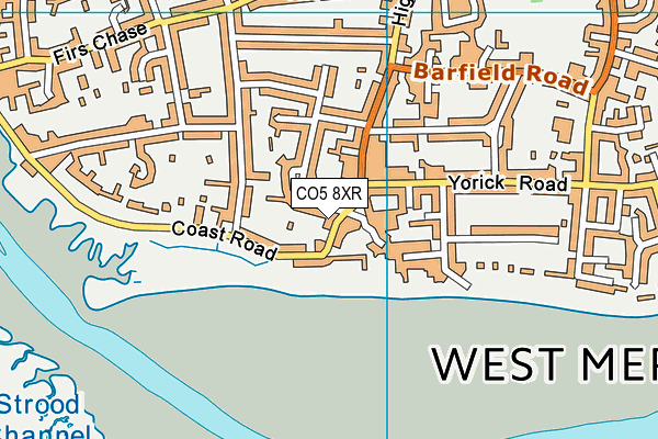 CO5 8XR map - OS VectorMap District (Ordnance Survey) CO5 8XR map - OS VectorMap District (Ordnance Survey)