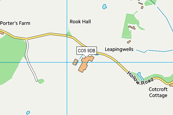 CO5 9DB map - OS VectorMap District (Ordnance Survey) CO5 9DB map - OS VectorMap District (Ordnance Survey)