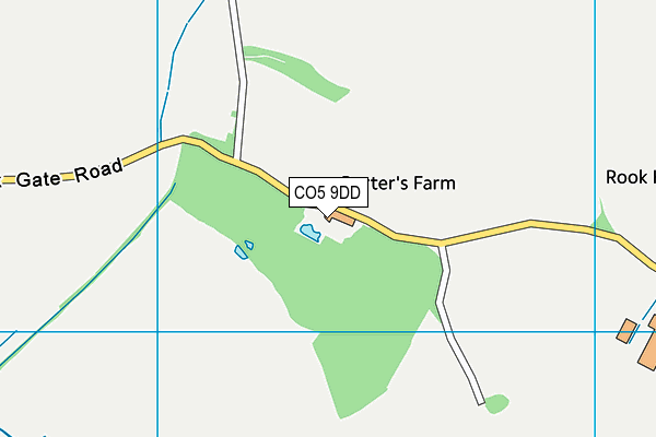 CO5 9DD map - OS VectorMap District (Ordnance Survey) CO5 9DD map - OS VectorMap District (Ordnance Survey)