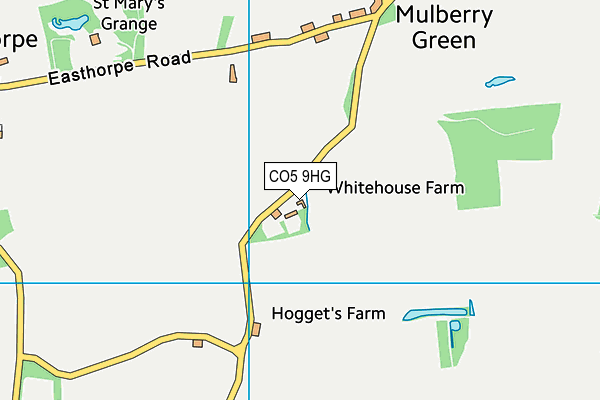 CO5 9HG map - OS VectorMap District (Ordnance Survey) CO5 9HG map - OS VectorMap District (Ordnance Survey)