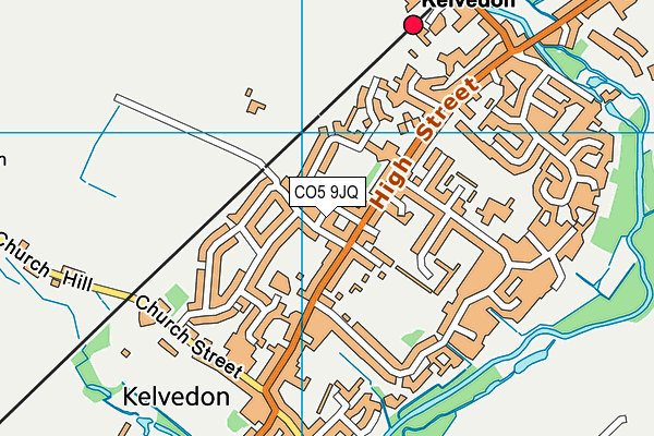 CO5 9JQ map - OS VectorMap District (Ordnance Survey) CO5 9JQ map - OS VectorMap District (Ordnance Survey)