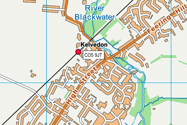 CO5 9JT map - OS VectorMap District (Ordnance Survey) CO5 9JT map - OS VectorMap District (Ordnance Survey)