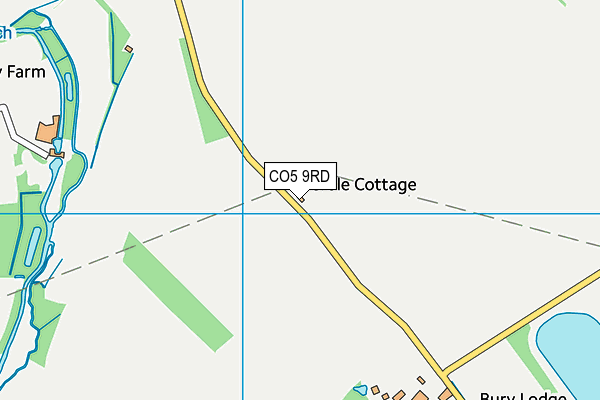 CO5 9RD map - OS VectorMap District (Ordnance Survey) CO5 9RD map - OS VectorMap District (Ordnance Survey)