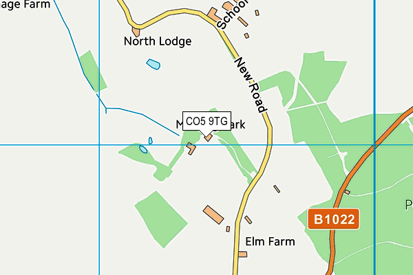 CO5 9TG map - OS VectorMap District (Ordnance Survey) CO5 9TG map - OS VectorMap District (Ordnance Survey)