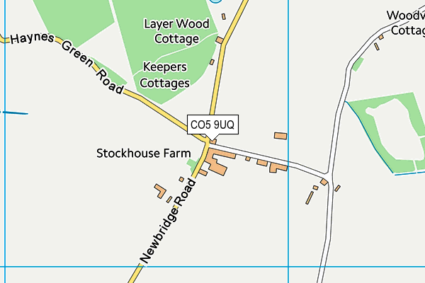 CO5 9UQ map - OS VectorMap District (Ordnance Survey) CO5 9UQ map - OS VectorMap District (Ordnance Survey)