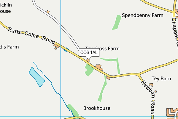 CO6 1AL map - OS VectorMap District (Ordnance Survey) CO6 1AL map - OS VectorMap District (Ordnance Survey)