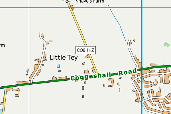 CO6 1HZ map - OS VectorMap District (Ordnance Survey) CO6 1HZ map - OS VectorMap District (Ordnance Survey)