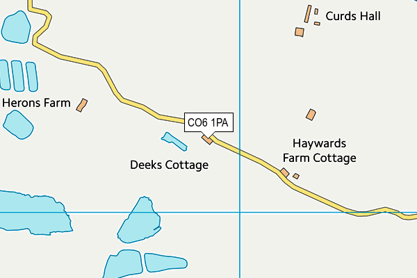 CO6 1PA map - OS VectorMap District (Ordnance Survey) CO6 1PA map - OS VectorMap District (Ordnance Survey)