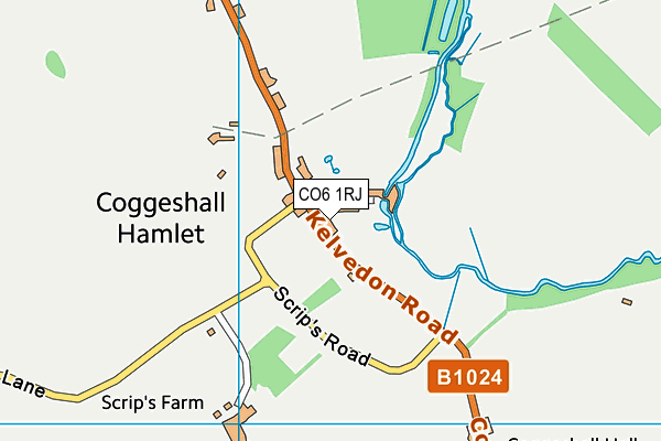 CO6 1RJ map - OS VectorMap District (Ordnance Survey) CO6 1RJ map - OS VectorMap District (Ordnance Survey)