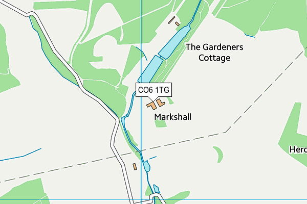 CO6 1TG map - OS VectorMap District (Ordnance Survey) CO6 1TG map - OS VectorMap District (Ordnance Survey)