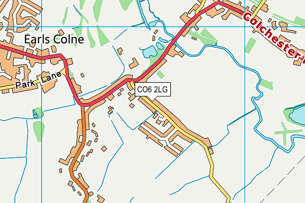 CO6 2LG map - OS VectorMap District (Ordnance Survey) CO6 2LG map - OS VectorMap District (Ordnance Survey)
