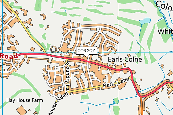 CO6 2QZ map - OS VectorMap District (Ordnance Survey) CO6 2QZ map - OS VectorMap District (Ordnance Survey)