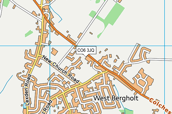 CO6 3JQ map - OS VectorMap District (Ordnance Survey) CO6 3JQ map - OS VectorMap District (Ordnance Survey)