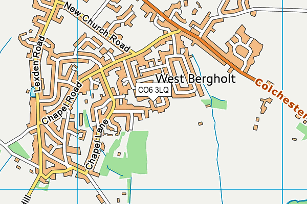 CO6 3LQ map - OS VectorMap District (Ordnance Survey) CO6 3LQ map - OS VectorMap District (Ordnance Survey)