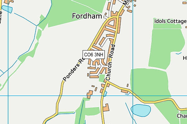 CO6 3NH map - OS VectorMap District (Ordnance Survey) CO6 3NH map - OS VectorMap District (Ordnance Survey)