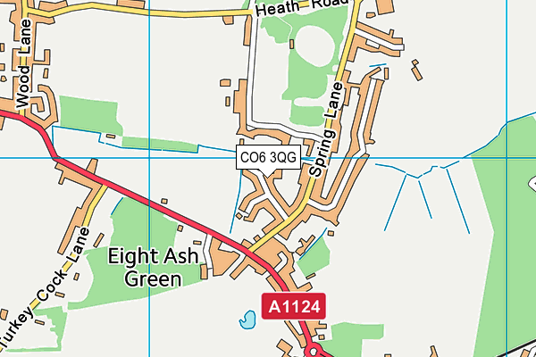 CO6 3QG map - OS VectorMap District (Ordnance Survey) CO6 3QG map - OS VectorMap District (Ordnance Survey)