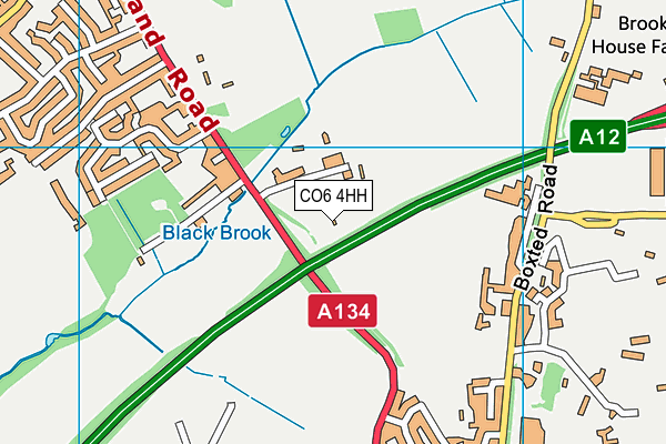 CO6 4HH map - OS VectorMap District (Ordnance Survey) CO6 4HH map - OS VectorMap District (Ordnance Survey)