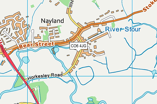 CO6 4JG map - OS VectorMap District (Ordnance Survey) CO6 4JG map - OS VectorMap District (Ordnance Survey)