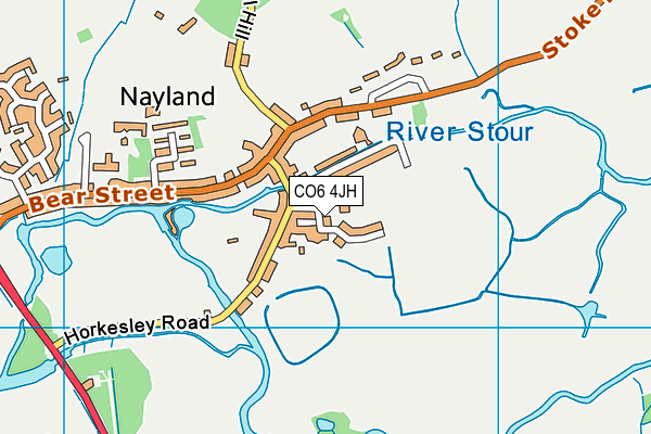 CO6 4JH map - OS VectorMap District (Ordnance Survey)