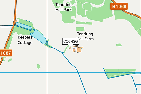 CO6 4SG map - OS VectorMap District (Ordnance Survey) CO6 4SG map - OS VectorMap District (Ordnance Survey)