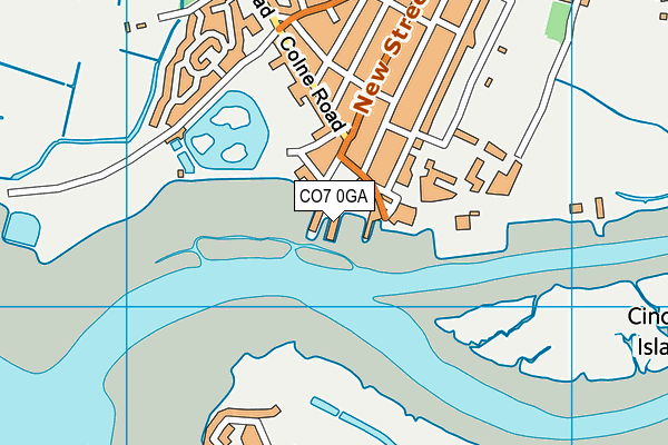 CO7 0GA map - OS VectorMap District (Ordnance Survey) CO7 0GA map - OS VectorMap District (Ordnance Survey)