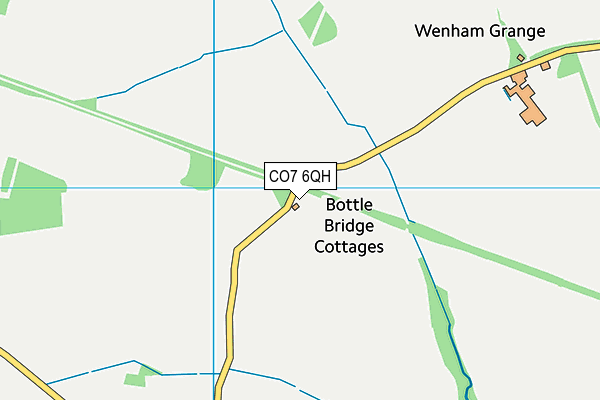 CO7 6QH map - OS VectorMap District (Ordnance Survey) CO7 6QH map - OS VectorMap District (Ordnance Survey)