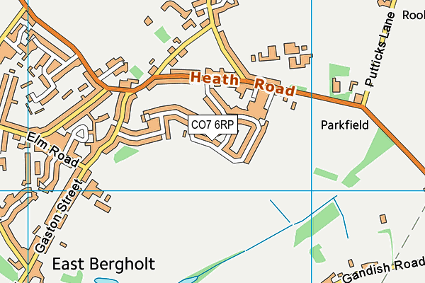 CO7 6RP map - OS VectorMap District (Ordnance Survey) CO7 6RP map - OS VectorMap District (Ordnance Survey)