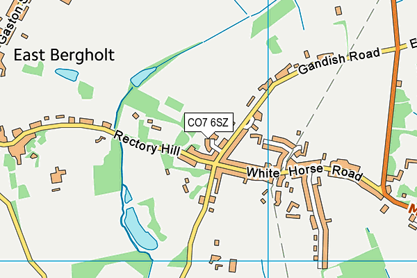 CO7 6SZ map - OS VectorMap District (Ordnance Survey)