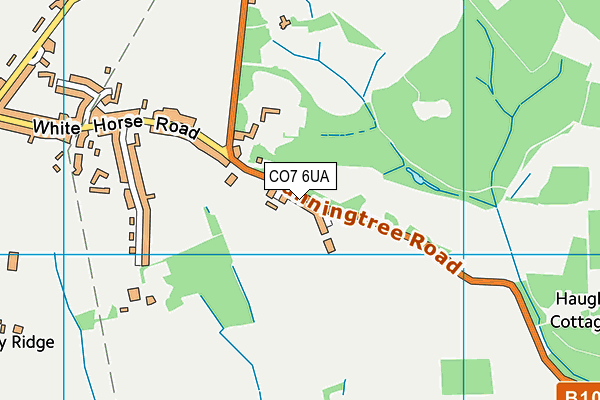 CO7 6UA map - OS VectorMap District (Ordnance Survey)