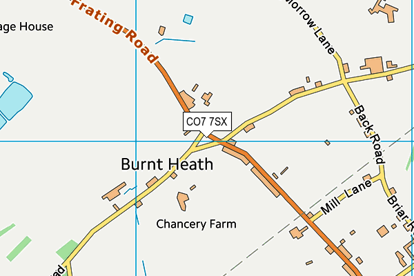 CO7 7SX map - OS VectorMap District (Ordnance Survey) CO7 7SX map - OS VectorMap District (Ordnance Survey)