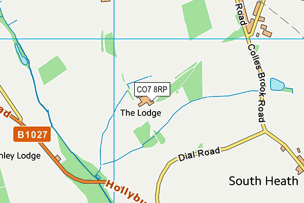 CO7 8RP map - OS VectorMap District (Ordnance Survey) CO7 8RP map - OS VectorMap District (Ordnance Survey)